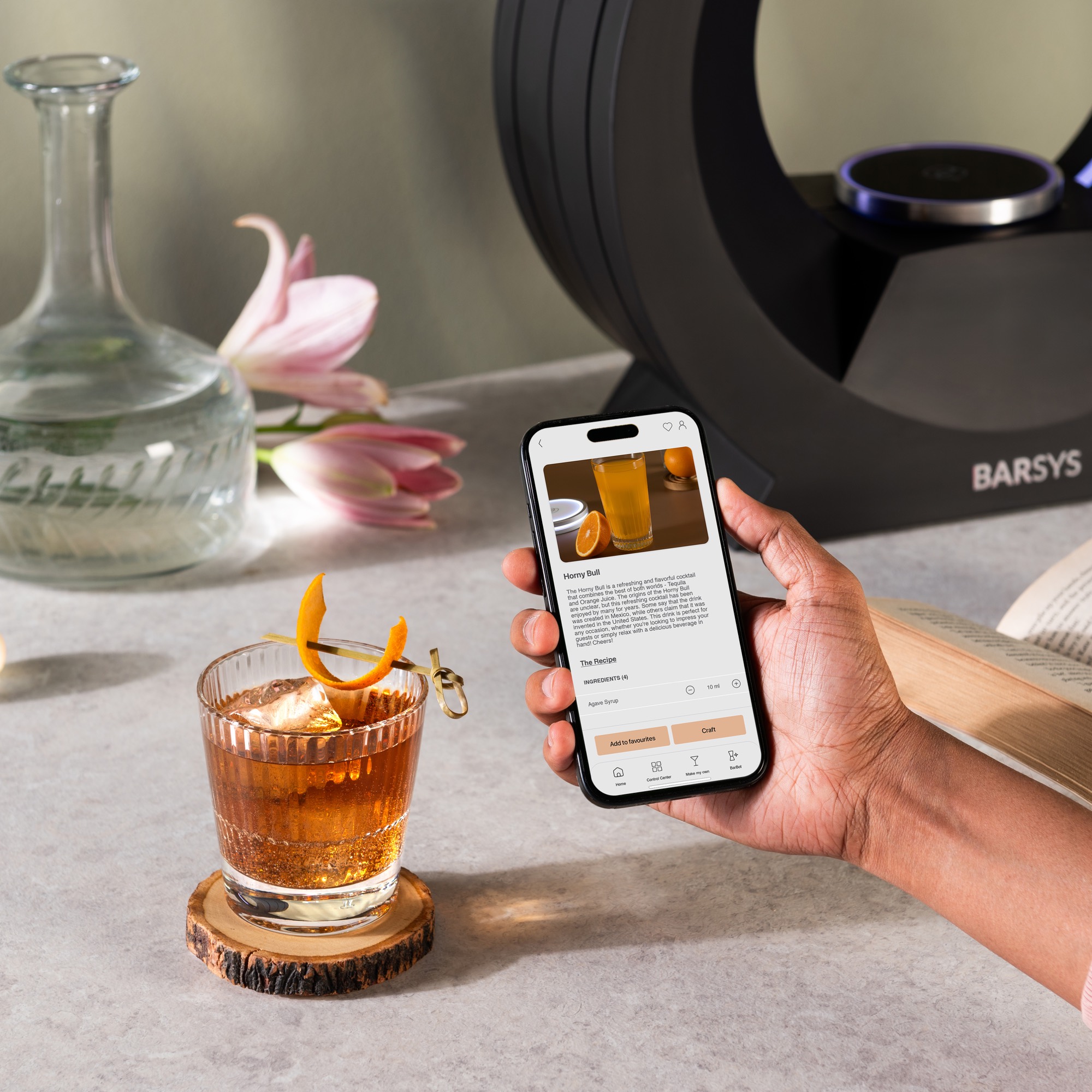 Recipe detail in the app
