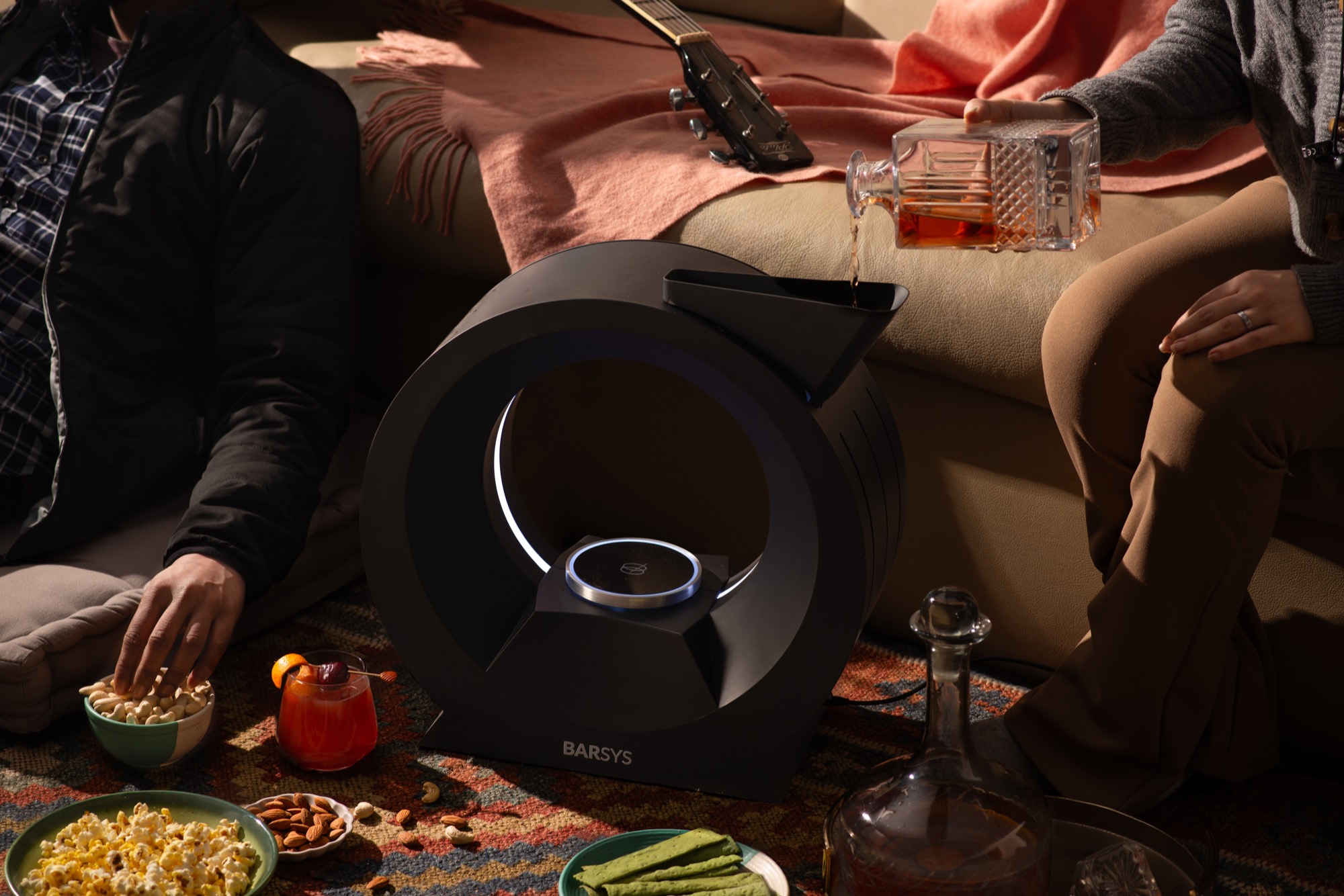 Barsys 360 in a living room bar